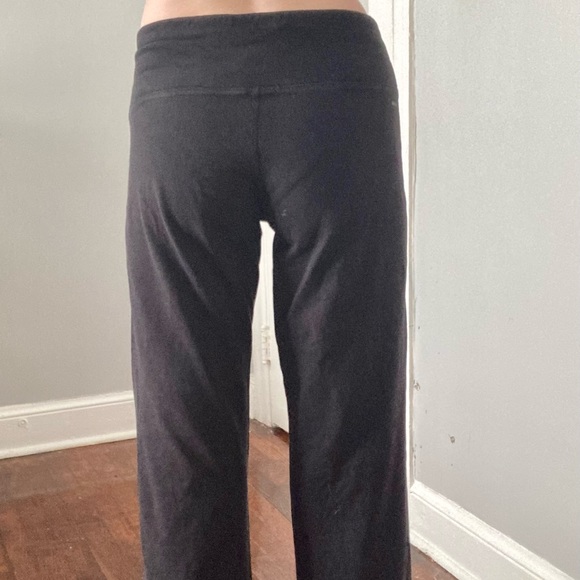 DriWorks Athletic Wide Leg Black Pants Sweatpants Yoga Comfy Casual Sleep - Picture 8 of 9